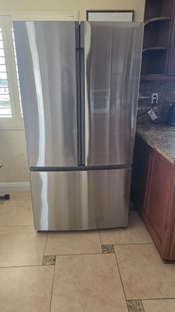Insignia 26.6 Cu. Ft .French Door Refrigerator- Stainless steel.
