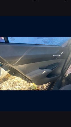 Rear Driver Door Panel fits 06-11 Honda Civic Sedan