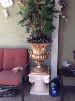 Base jarron I planta