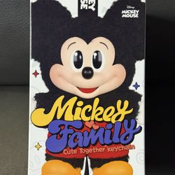 Mickey Family Cute Together Keychain Pop Mart Labubu Style