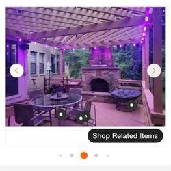 Exclusive LIFX 12-Light 24 ft. Outdoor Plug-In RGB Integrated LED Smart Wi-Fi String Light, Works with Alexa/Hey Google/HomeKit/Siri