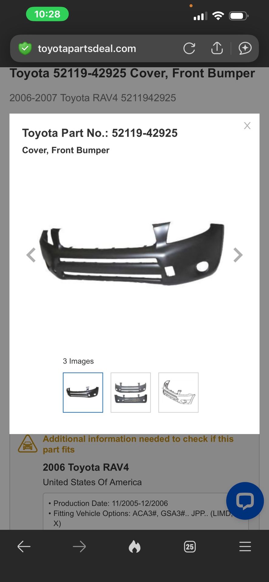 2006-2012 Front Bumper For Toyota RAV4