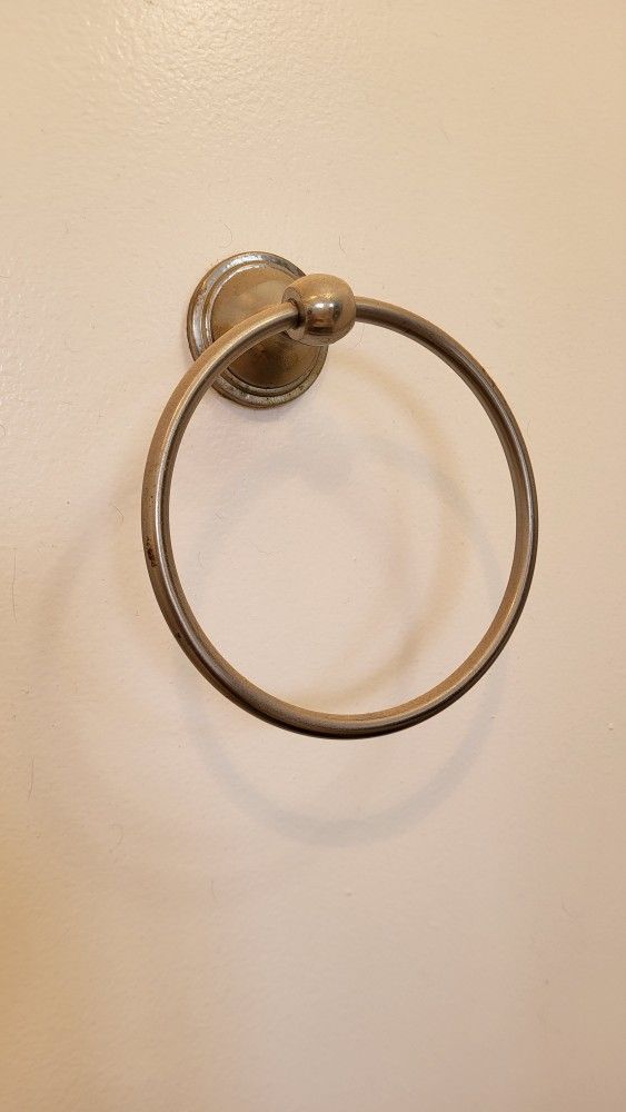 Brushed Nickel Towel Holders