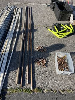 Lot Of Copper Pipe And Fitting 