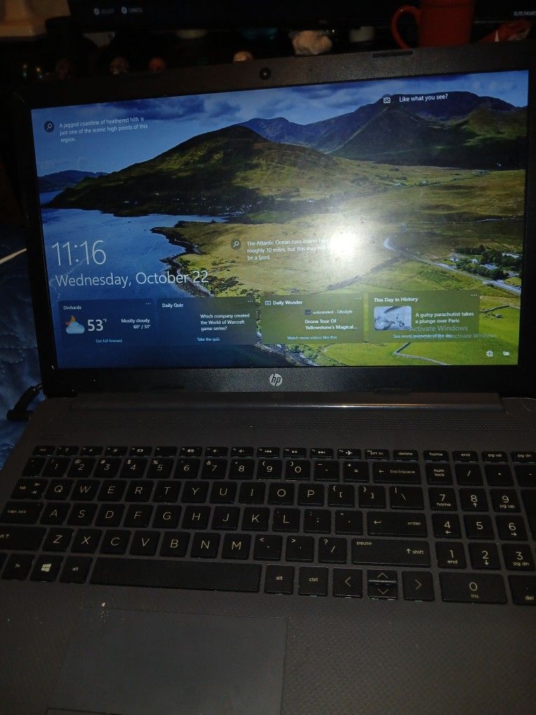 HP 250 G7 laptop 8gb Ram