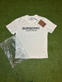 Burberry London England Logo T-Shirt White