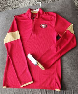 49ers youth xl 18/20 pullover zip NEW