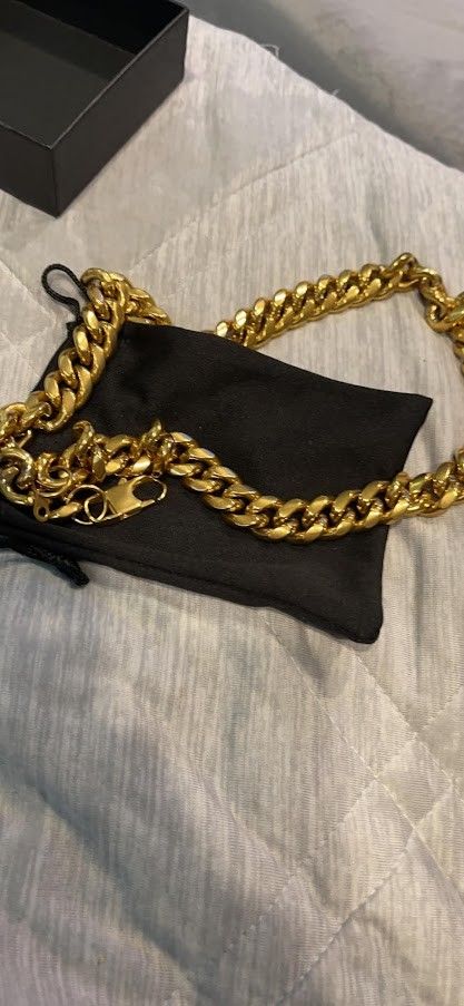 14mm Gold plated chain (READ DESCRIPTION)