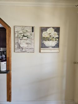 Paintings X2 Floral 28 X 18