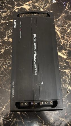 Power acoustik amplifier