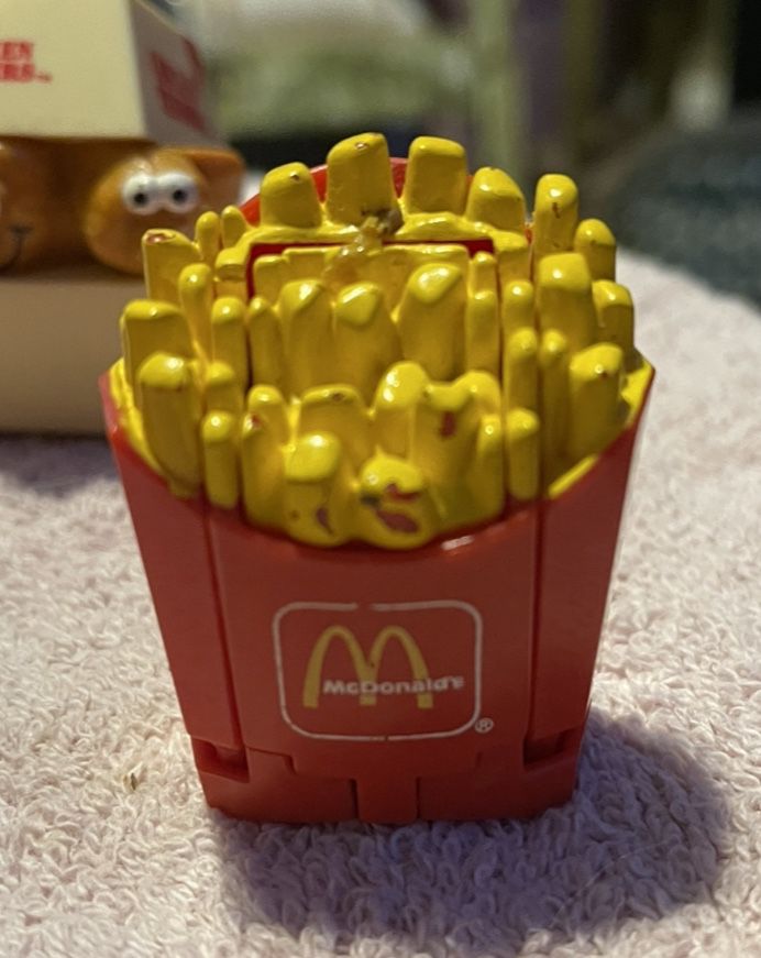 Vtg 1987 McDonald's French Fry Changeable Toy