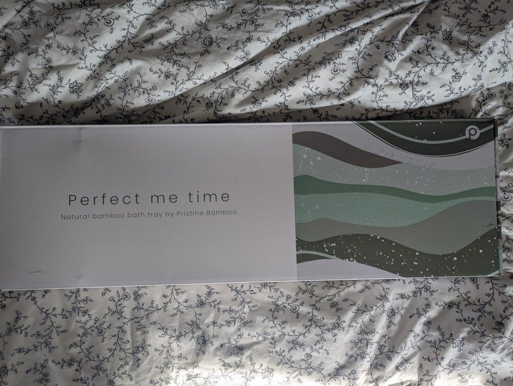 Bamboo Bathtub Tray- New