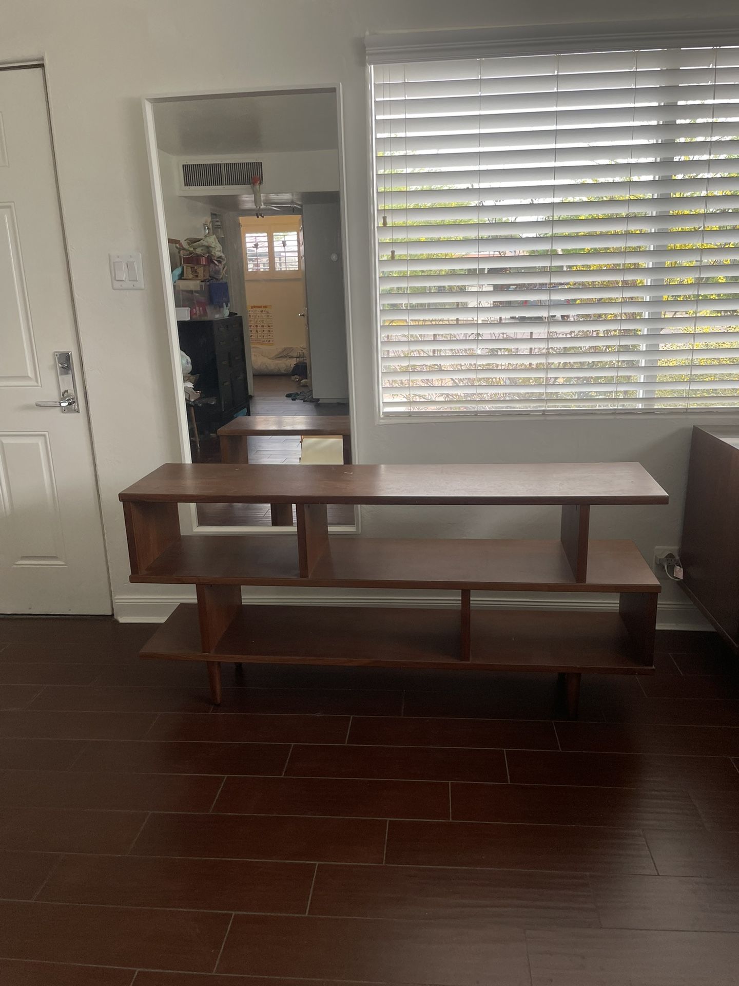 Ashlyn Walnut Brown Wood Bookshelf for Sale in Tempe, AZ OfferUp