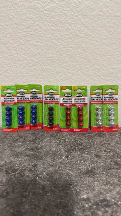 Aluminum valve caps