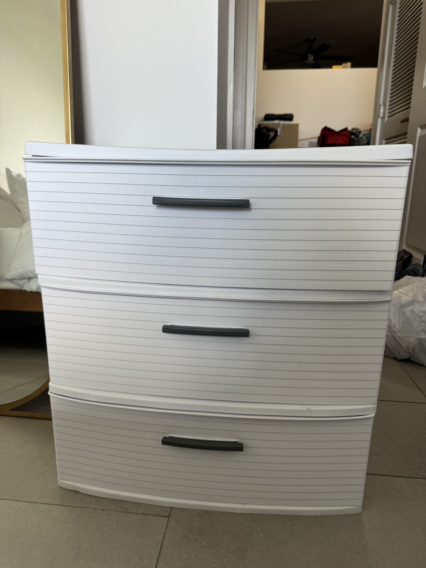 2 Sets Of 3 Drawers Storage