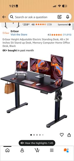 Electric standing table (built)