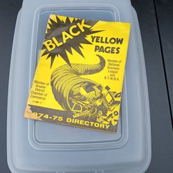 Black Yellow Pages 