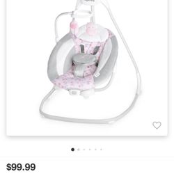 Ingenuity Baby Swing Pink 