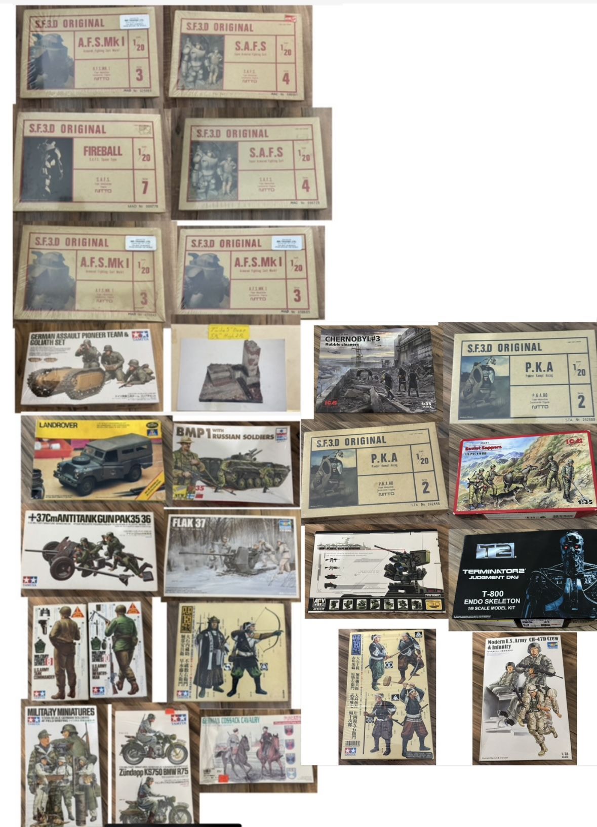 Model Kits 121 Boxed Model Kits Resin / Plastic / Metal