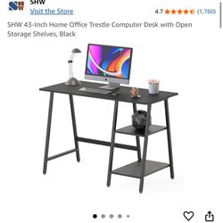 Black Desk 43 in 