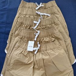 5 NWT- Uniform Skirt CrewCuts Khaki Skorts- YL- (7th Ave/Thomas) 