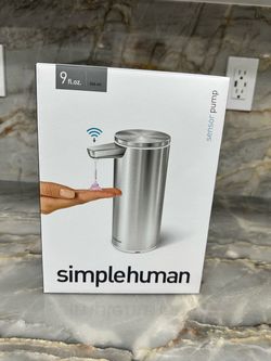 SIMPLEHUMAN TOUCH FREE LIQUID SENSOR PUMP SOAP