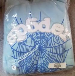 Spider Hoodie Sky Blue