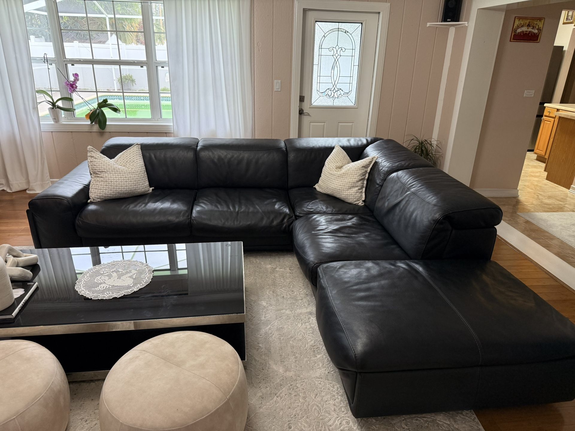 Scan Design Leather Sectional