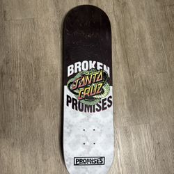 Santa Cruz X Broken Promises Skateboard Deck