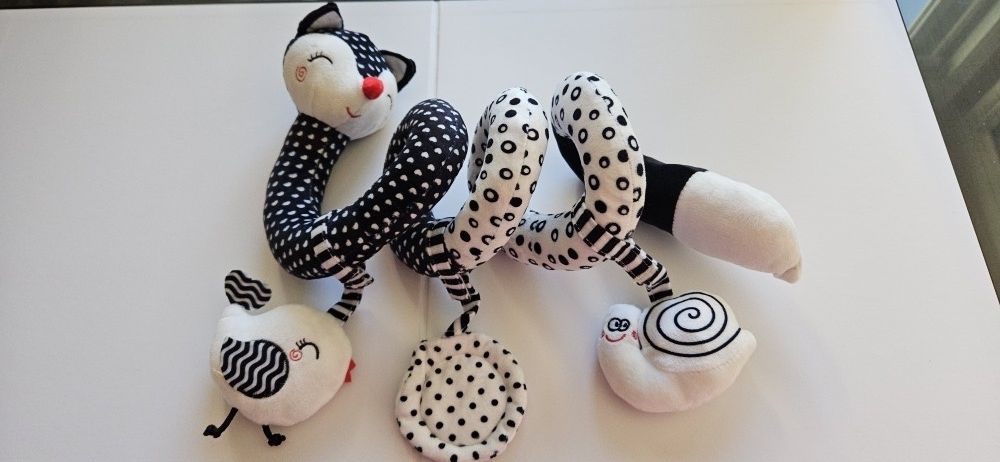 Spiral Hanging Carseat and Stroller Plush Toys