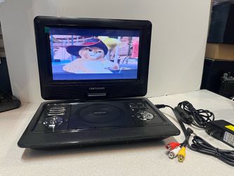 DBPOWER 10” portable DVD player swivel screen USB/SD inputs