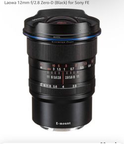 Laowa 12mm Canon Ultra Wide Lens