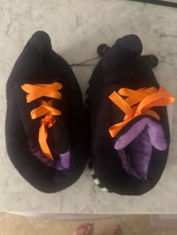 New Witch Shoe Halloween Slippers Size Womens 5-6