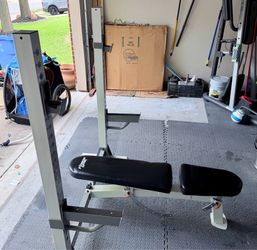 Workout adjustable bench