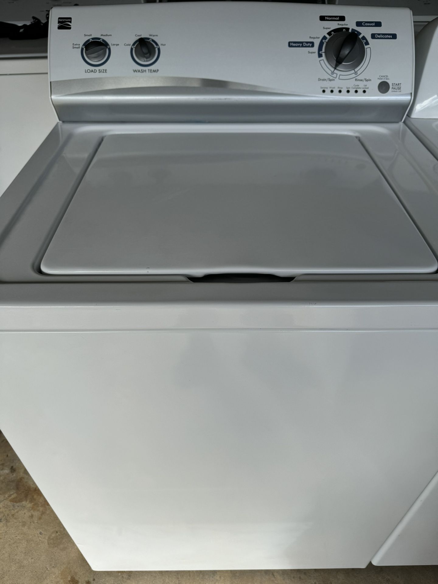Kenmore Washer 3.2 Capacity