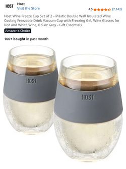 HOST Freeze Cooling Wine Glasses - Set of 2