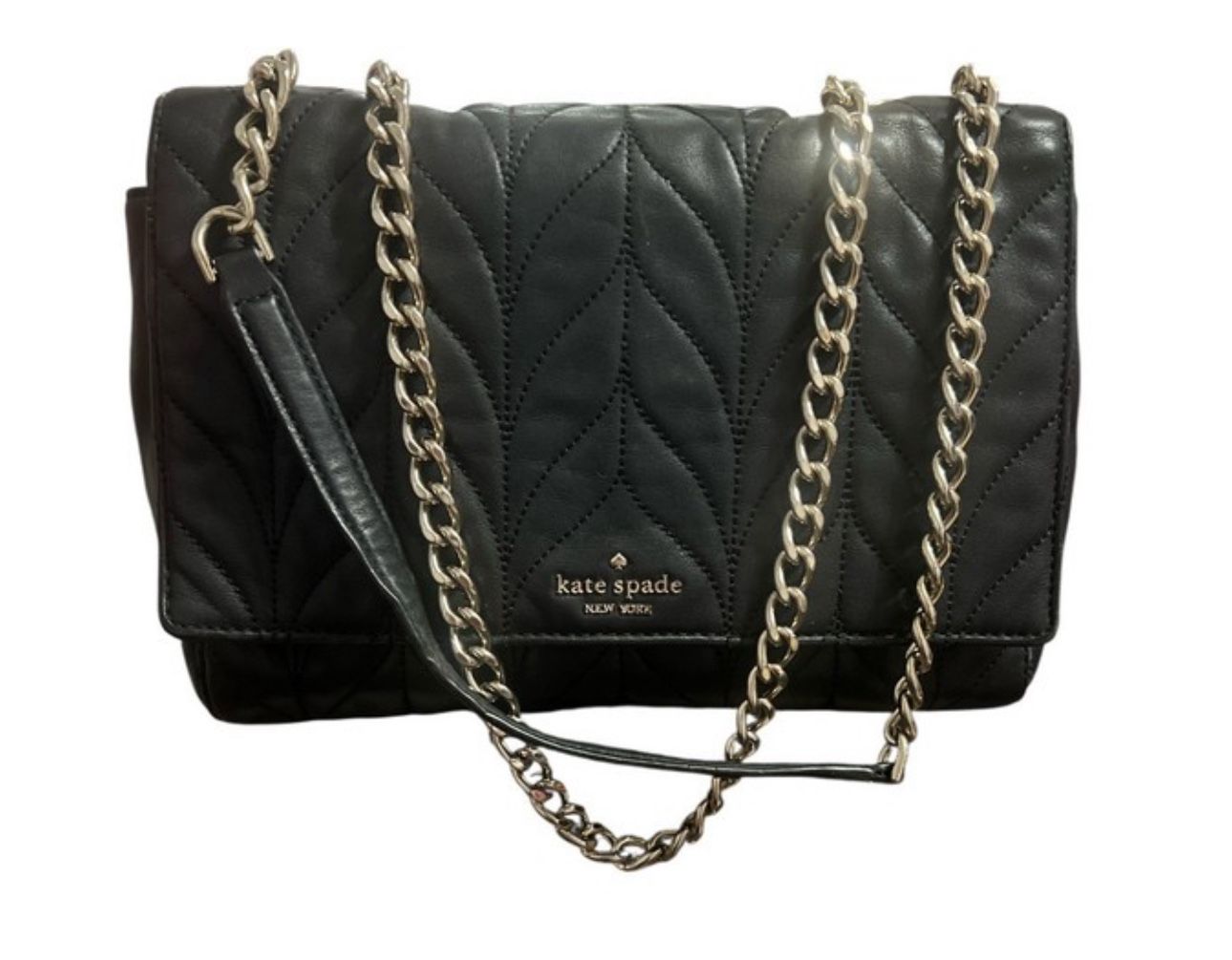 Kate Spade Briar Lane Emelyn Quilted Crossbody Shoulder Bag Black