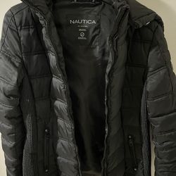 Nautica black puffer jacket