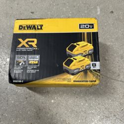 DEWALT 20V MAX XR POWER-Pack Lithium-Ion 8.0Ah Battery (2-Pack)