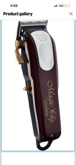 Wahl Professional 5 Star Series Magic Clip Cordless Hair Clipper, Stagger-Tooth Blade Professional Hair Trimmer with Attachments, 100+ Minute Run Time