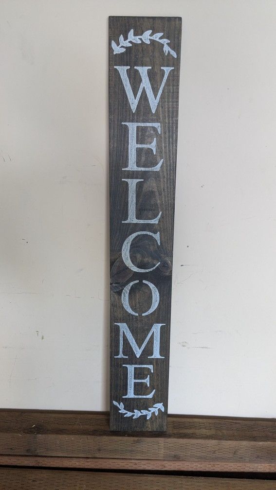 Welcome Sign Board For Entrance