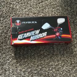 Motorcycle Mirrors With Skull Hand