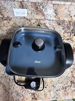 Oster 12” Electric Skillet with Glass Lid