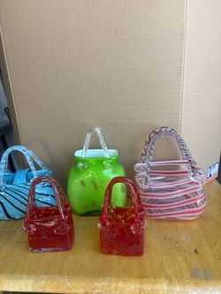 Glass purse