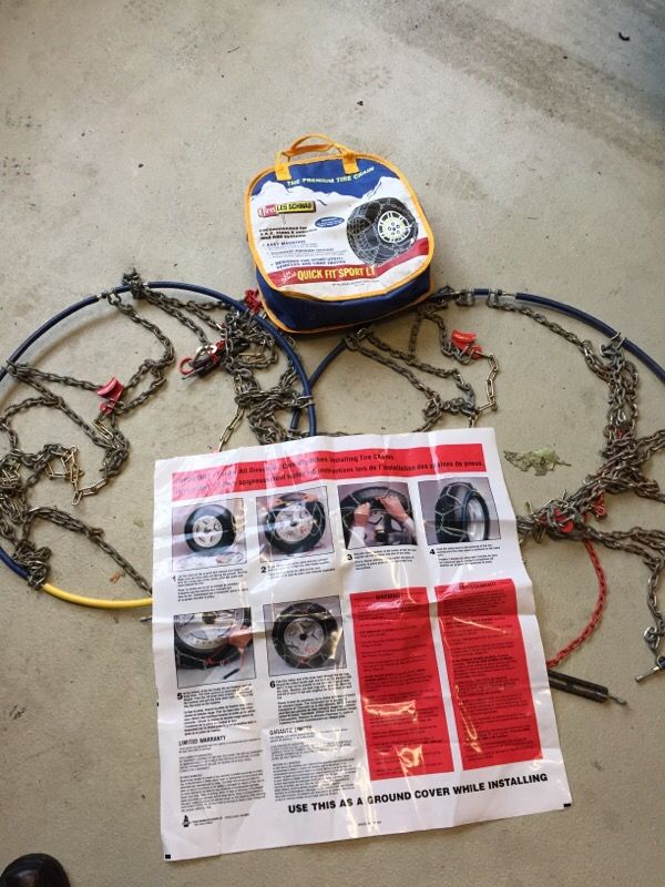 Les Schwab snow tire chain ,1525s,1530,1535s,1540,1545,2317, for Sale