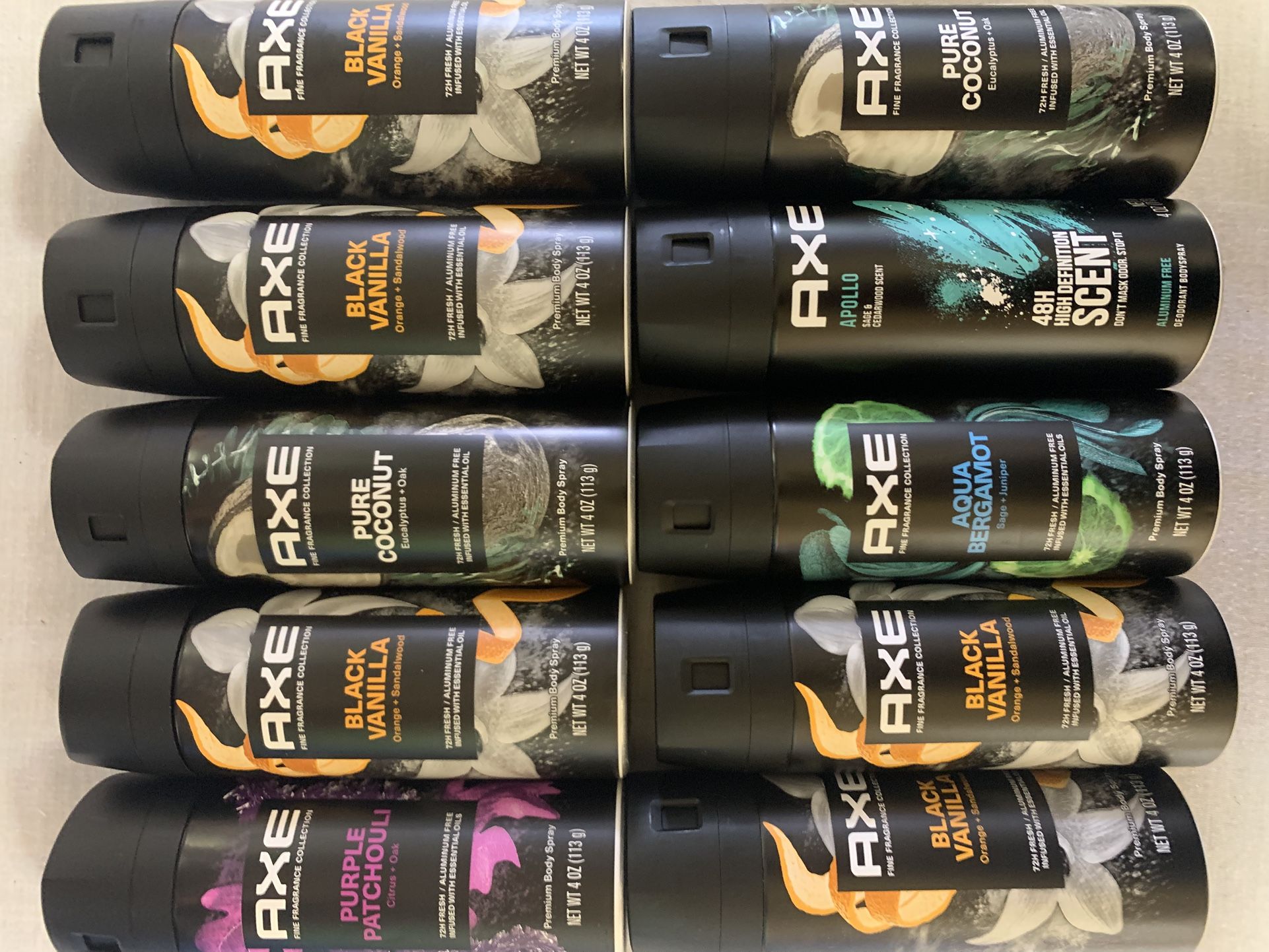 3/$12 Axe Deodorants