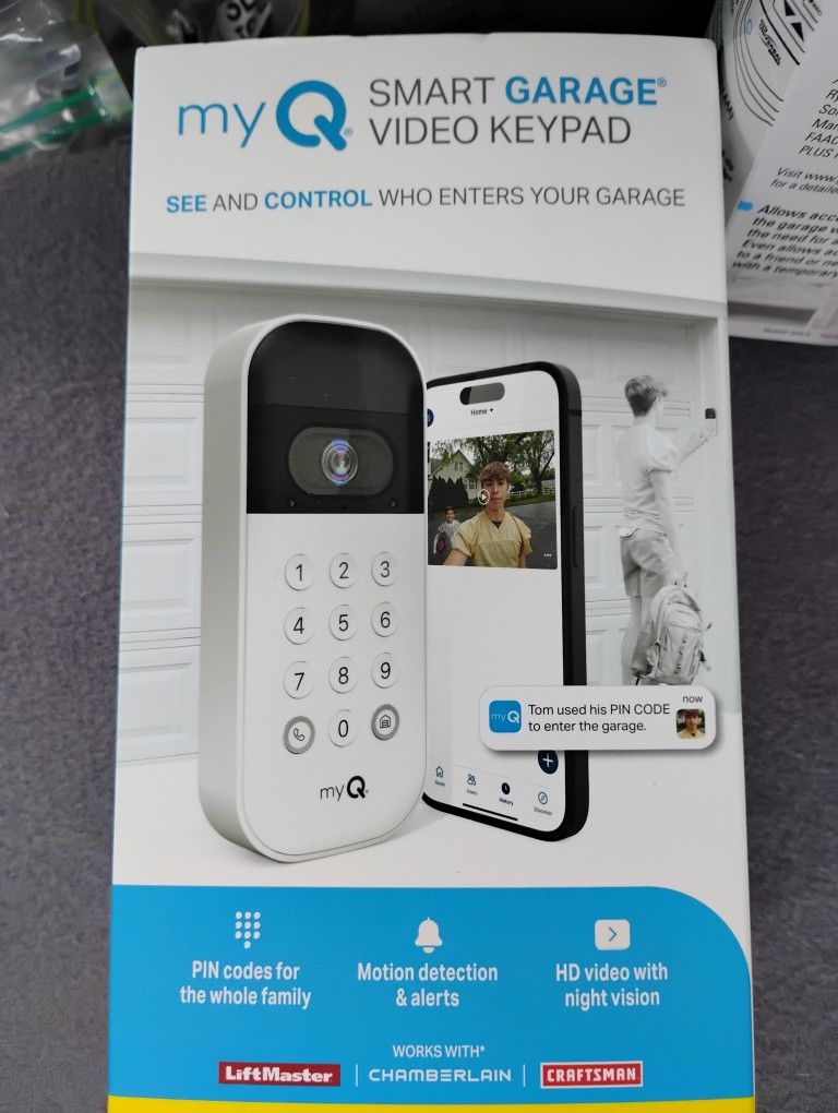 Garage Door Camera And Sensors. Both New Never Opened.