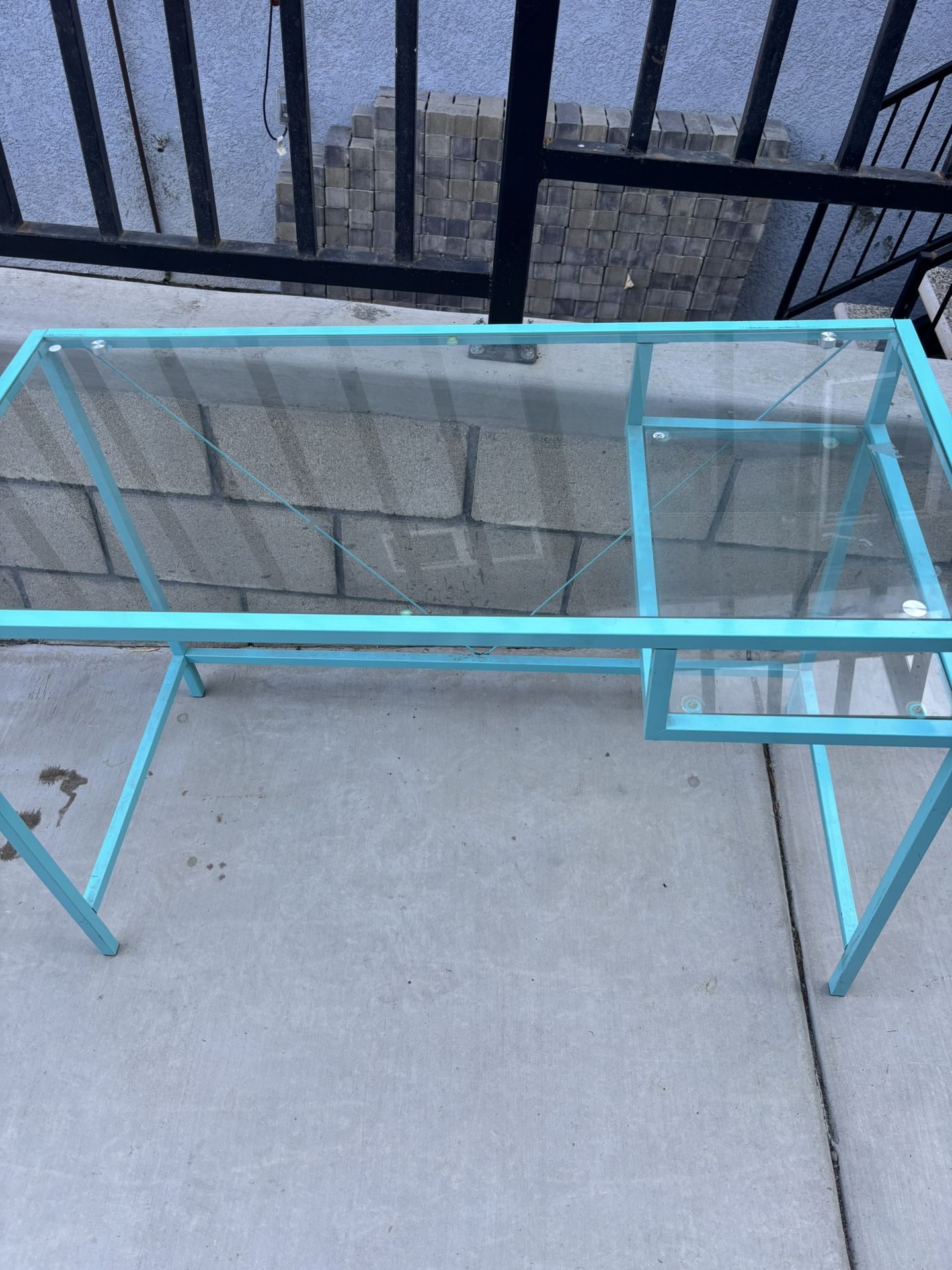 Glass Desk