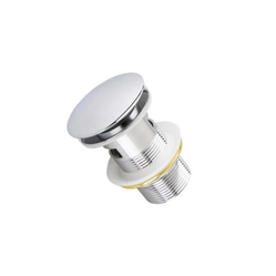 Solid Brass Construction POP-Up Drain / Chrome Finish – With Over Flow