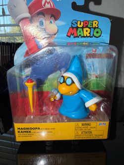 Jakks Pacific - Super Mario Bros. 4 Inch Action Figure | Magikoopa w/ Wand